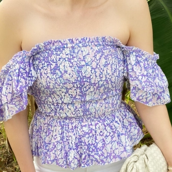 LOVE the Label smocked top size L - Picture 2 of 15